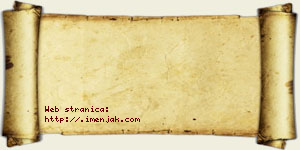 Vanja Belić vizit kartica